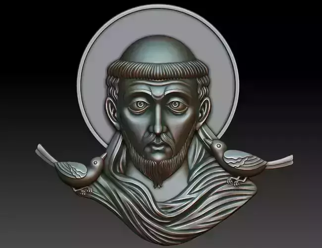 Saint Francis of Assisi 3D print model
