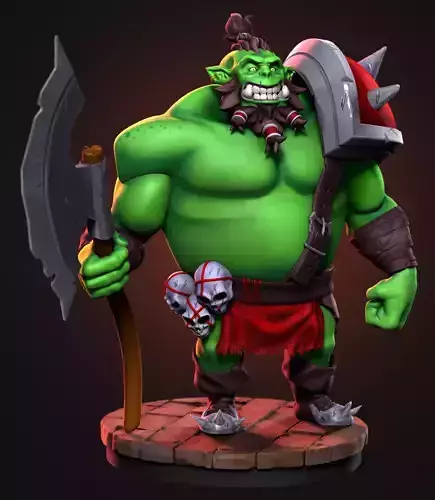 DURORK - THE COOL ORC STATUE