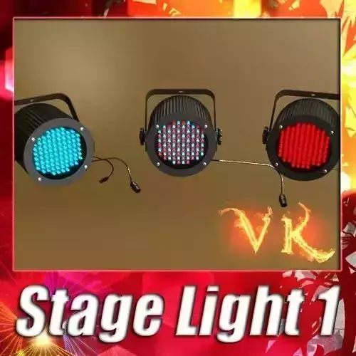 Realistic Stage light 01