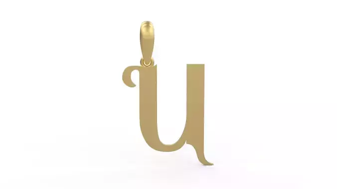 Initial Letters Pendant Vires Gollem U