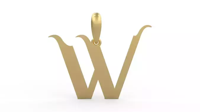 Initial Letters Pendant Vires Gollem W