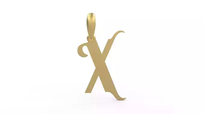 Initial Letters Pendant Vires Gollem X