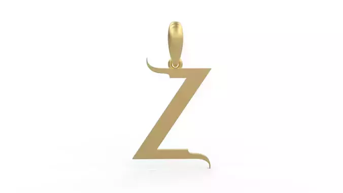 Initial Letters Pendant Vires Gollem Z