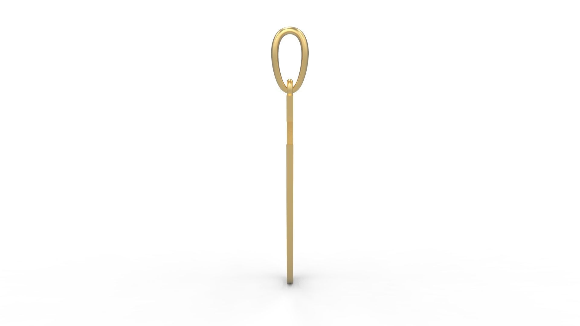 Initial Letters Pendant Vivaldi G 3D print model_2