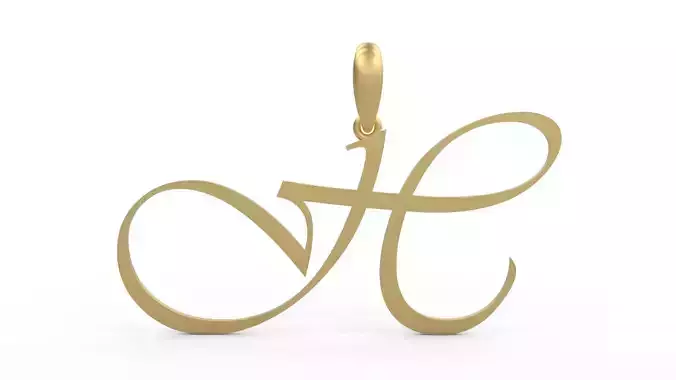Initial Letters Pendant Vivaldi H