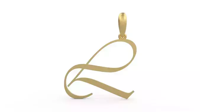 Initial Letters Pendant Vivaldi L