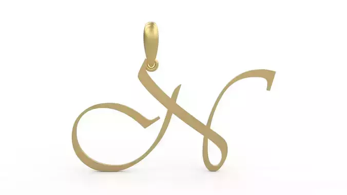 Initial Letters Pendant Vivaldi N