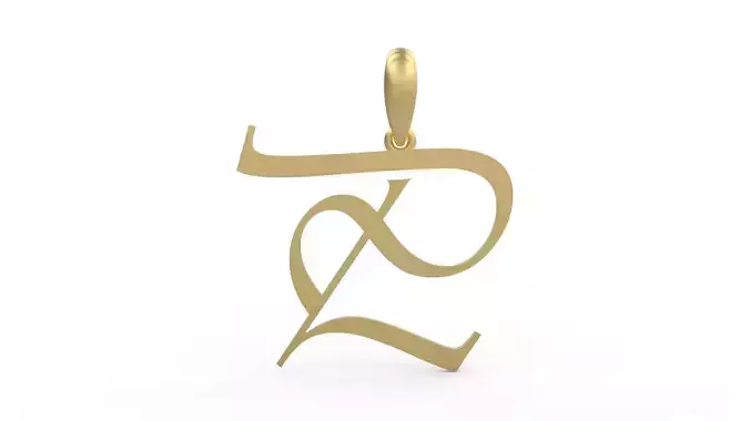 Initial Letters Pendant Vivaldi P