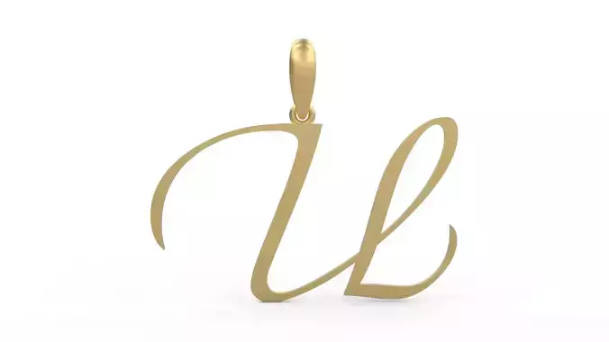 Initial Letters Pendant Vivaldi U