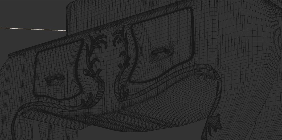 Fork Ad competition - Fork Coffin or Drawer Display piece 3D model_9