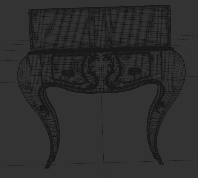 Fork Ad competition - Fork Coffin or Drawer Display piece 3D model_7