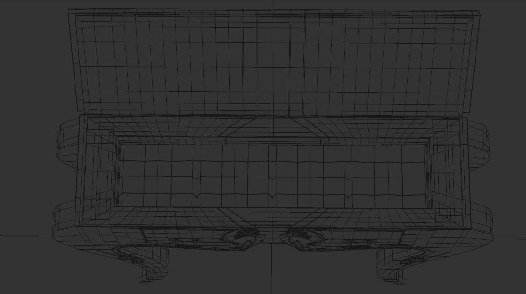 Fork Ad competition - Fork Coffin or Drawer Display piece 3D model_6