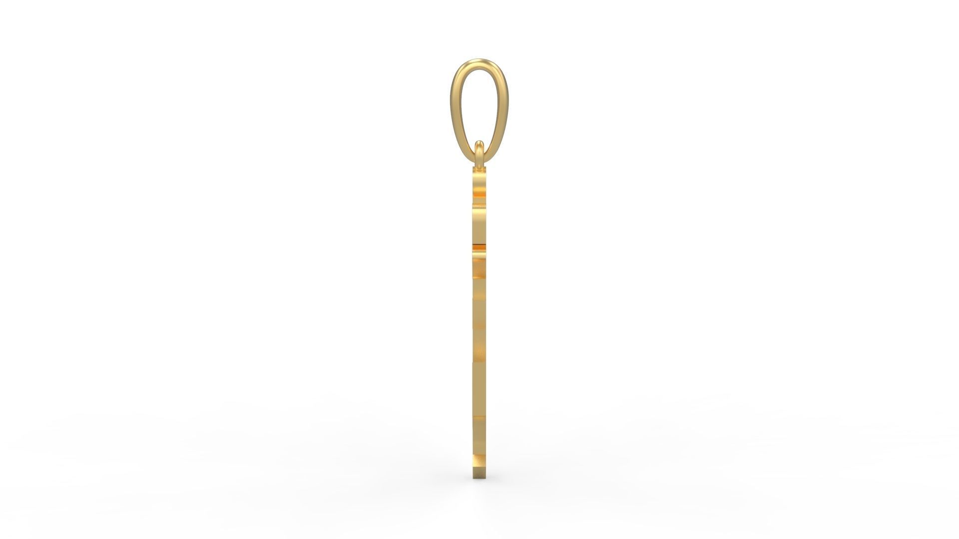 Initial Letters Pendant Winchester E 3D print model_2