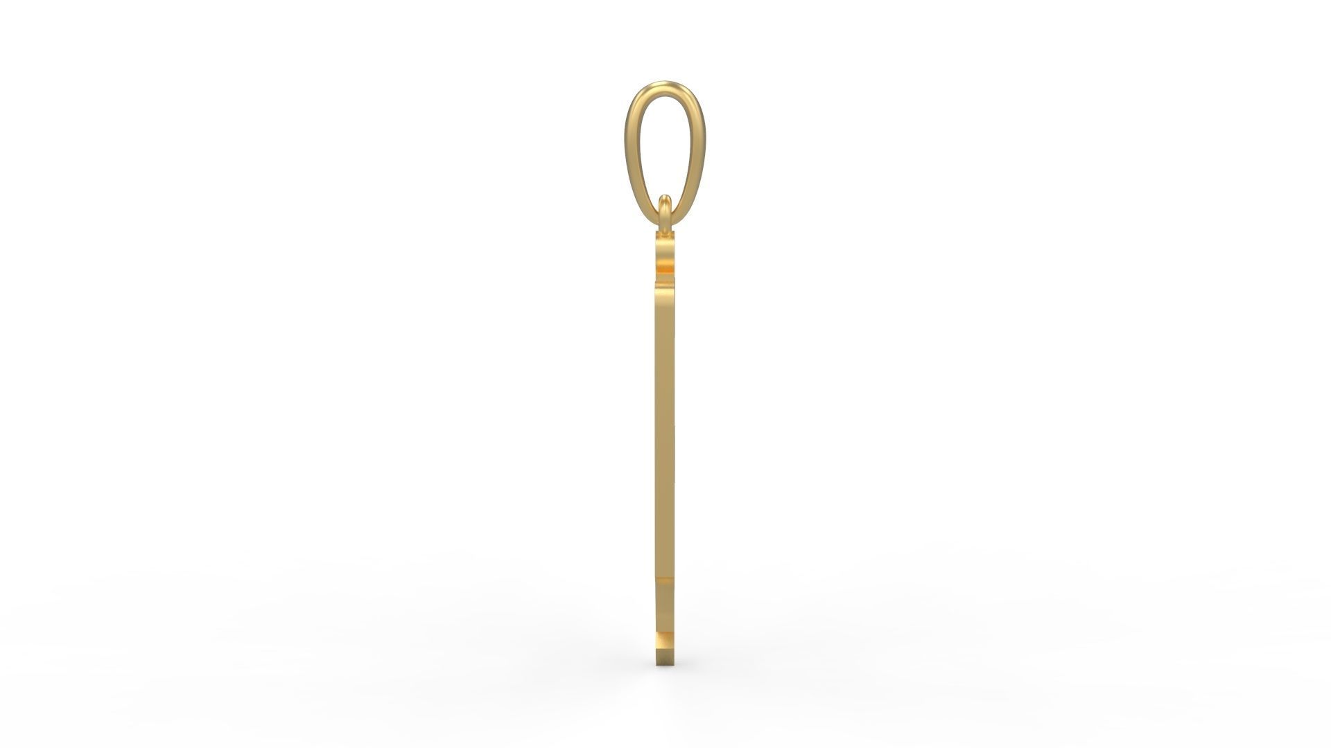 Initial Letters Pendant Winchester O 3D print model_2