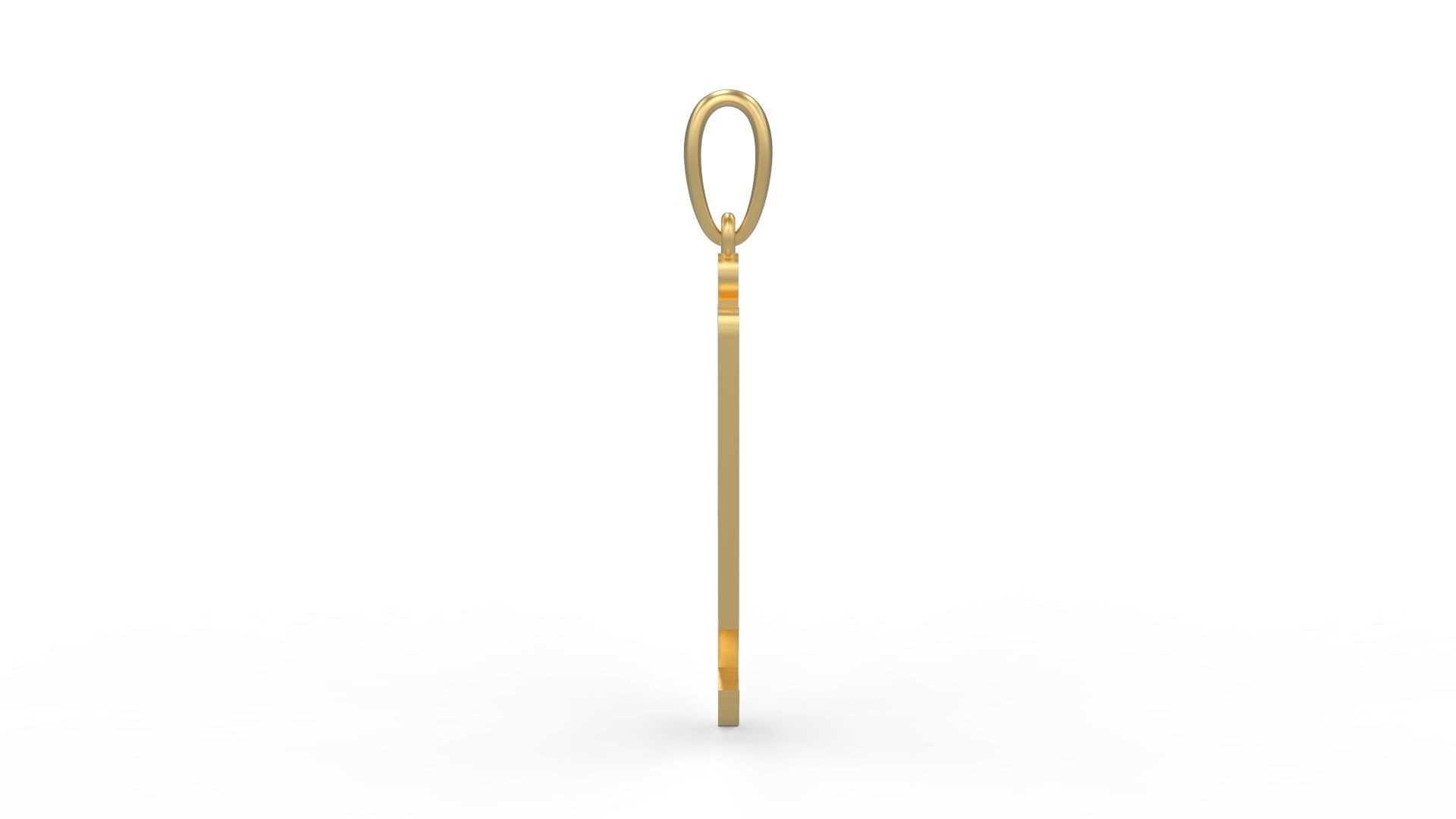 Initial Letters Pendant Winchester Q 3D print model_2