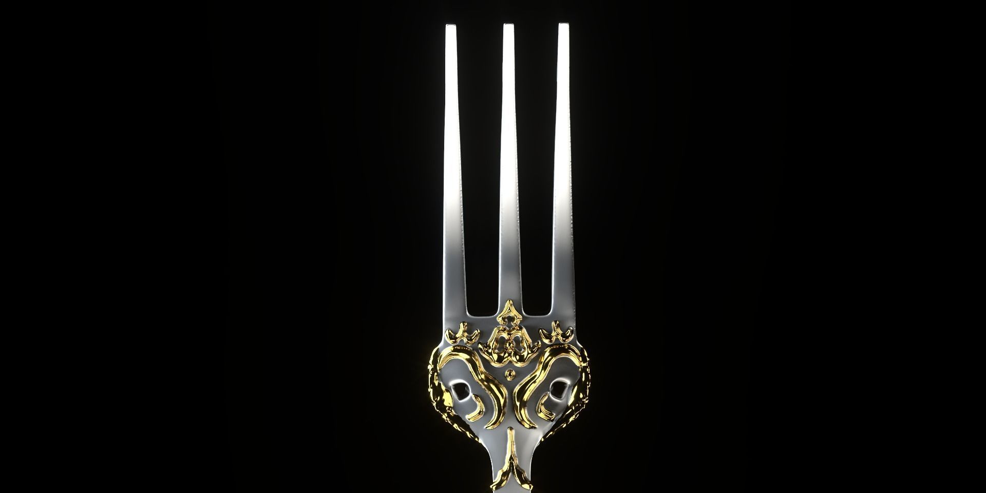 Fork Ad Competition - Fancy fork 3D model_5