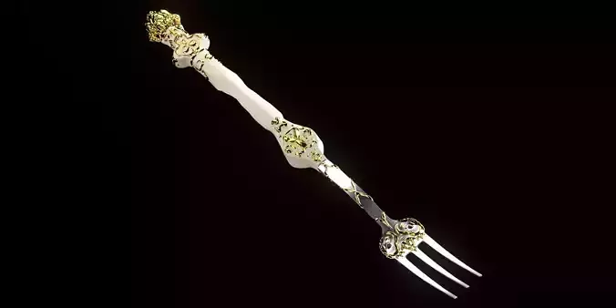 Fork Ad Competition - Fancy fork 3D model