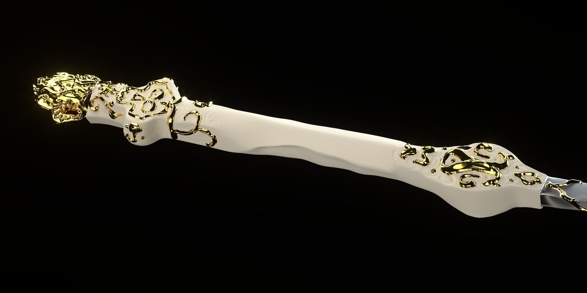 Fork Ad Competition - Fancy fork 3D model_3