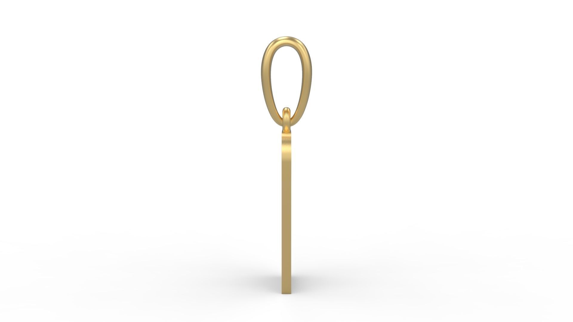 Initial Letters Pendant Sanka A 3D print model_2