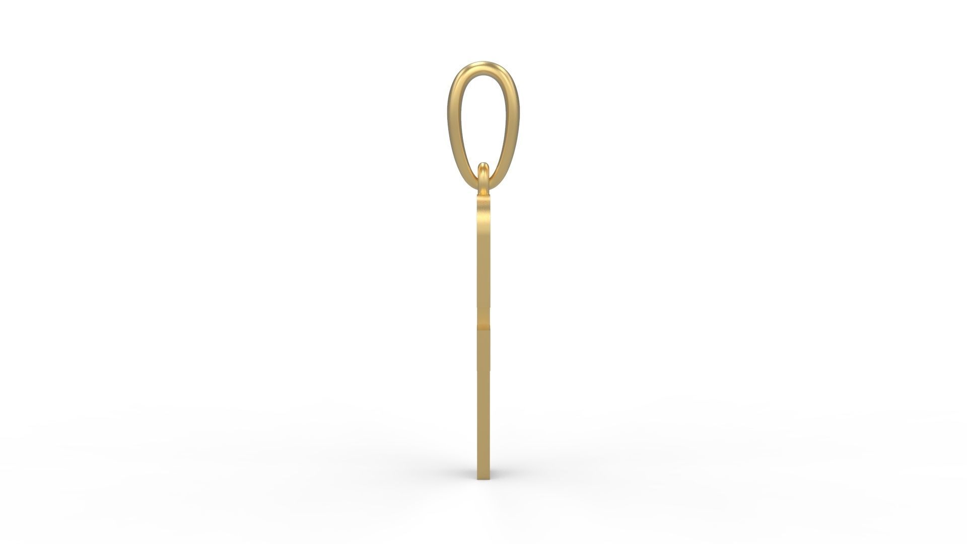 Initial Letters Pendant Sanka F 3D print model_2