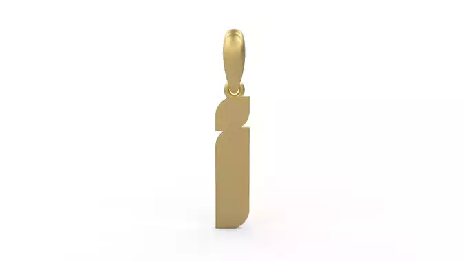 Initial Letters Pendant Sanka I 3D print model