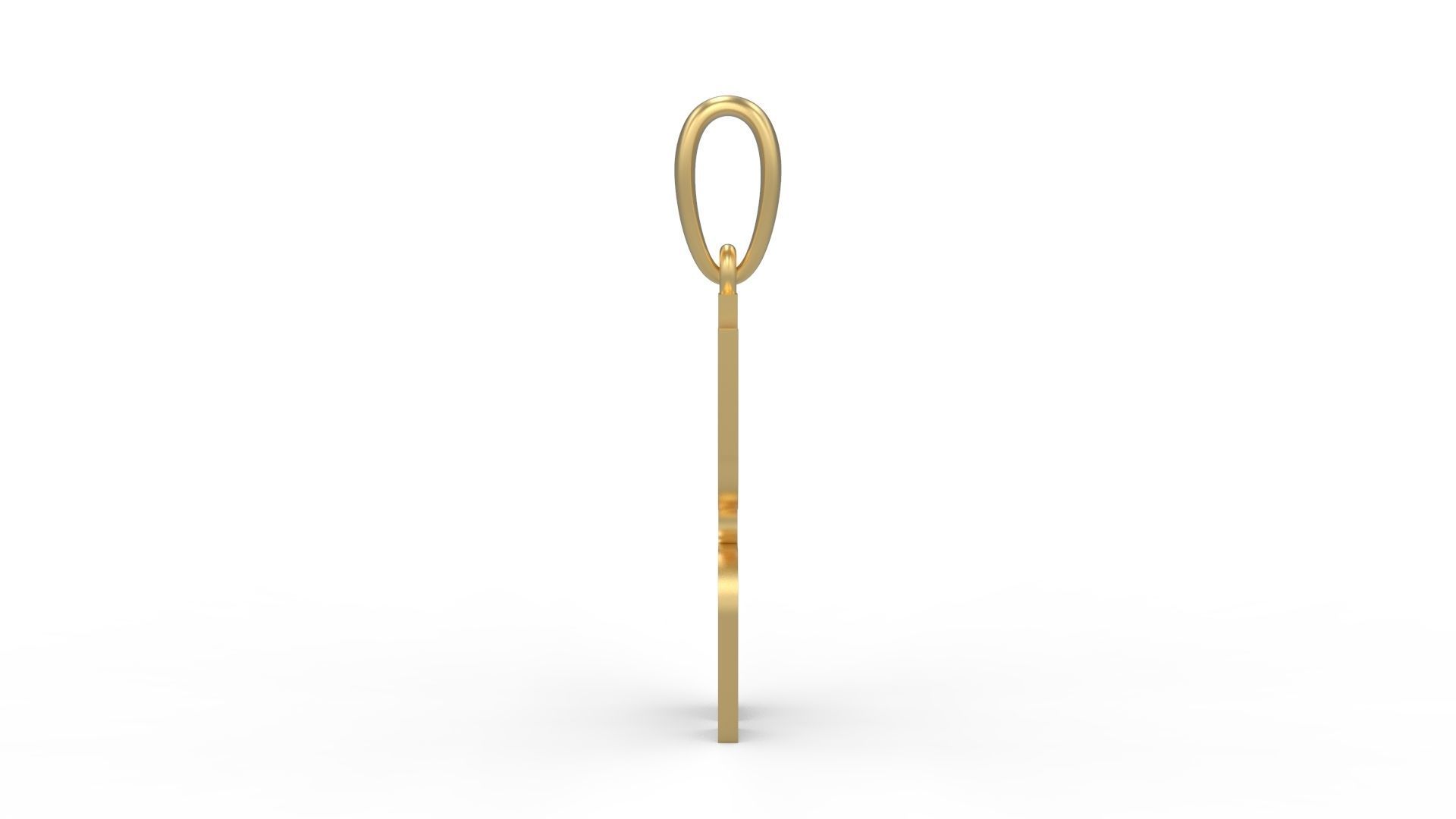 Initial Letters Pendant Sanka K 3D print model_2