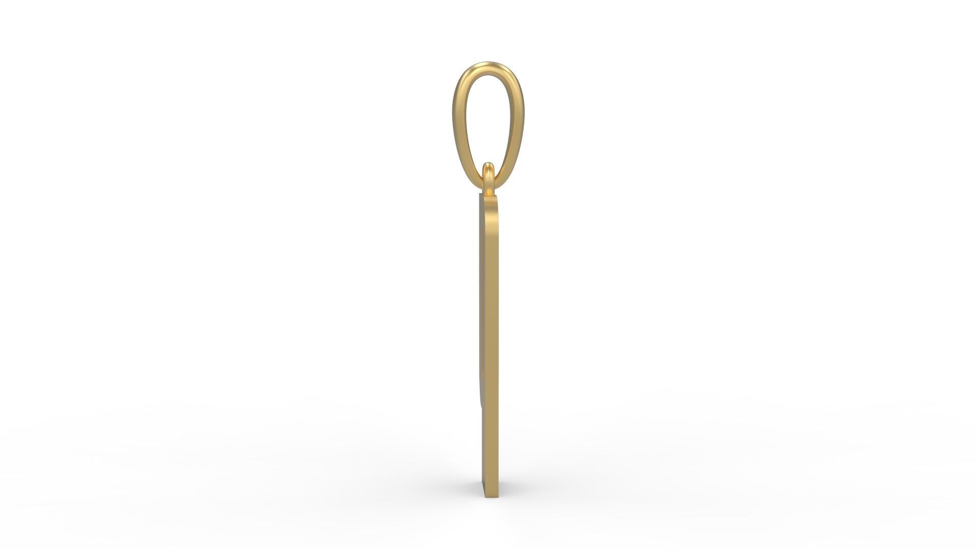 Initial Letters Pendant Sanka Q 3D print model_2