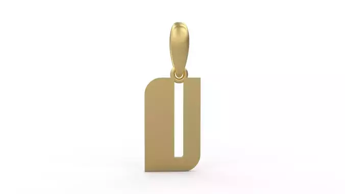 Initial Letters Pendant Sanka V