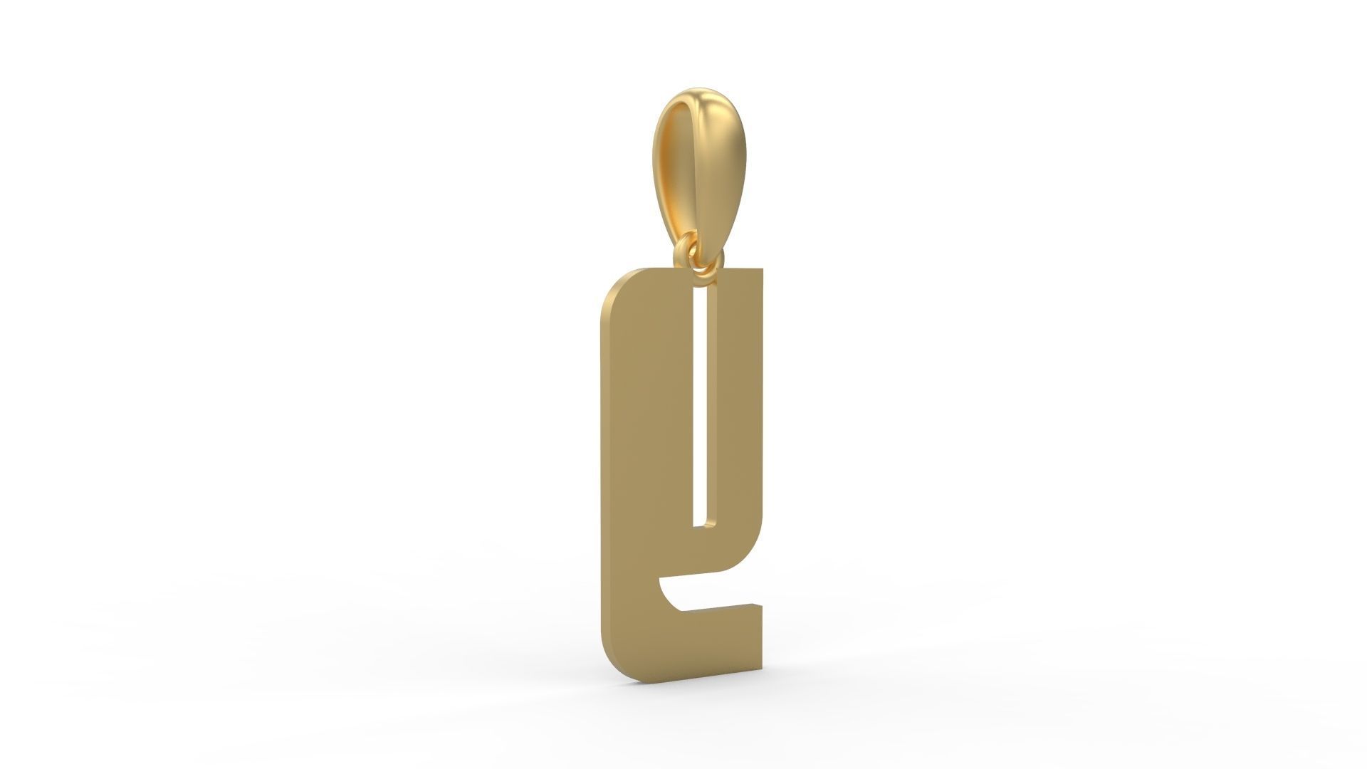 Initial Letters Pendant Sanka Y 3D print model_3