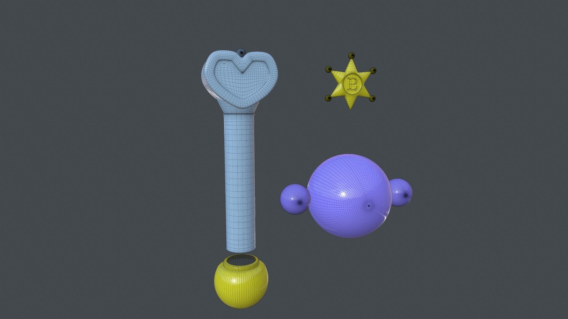 Sailor Plutos Transformation Wand 3D print model_3