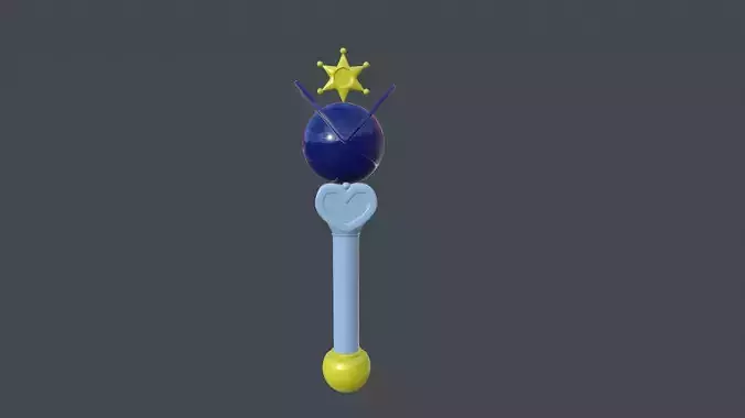Sailor Uranus Transformation Wand 3D print model