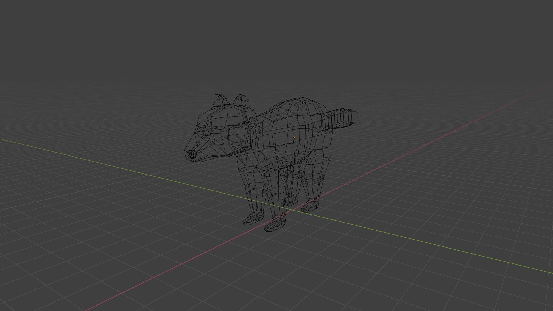 Raccon Low Poly Rigged Free low-poly 3D model_8