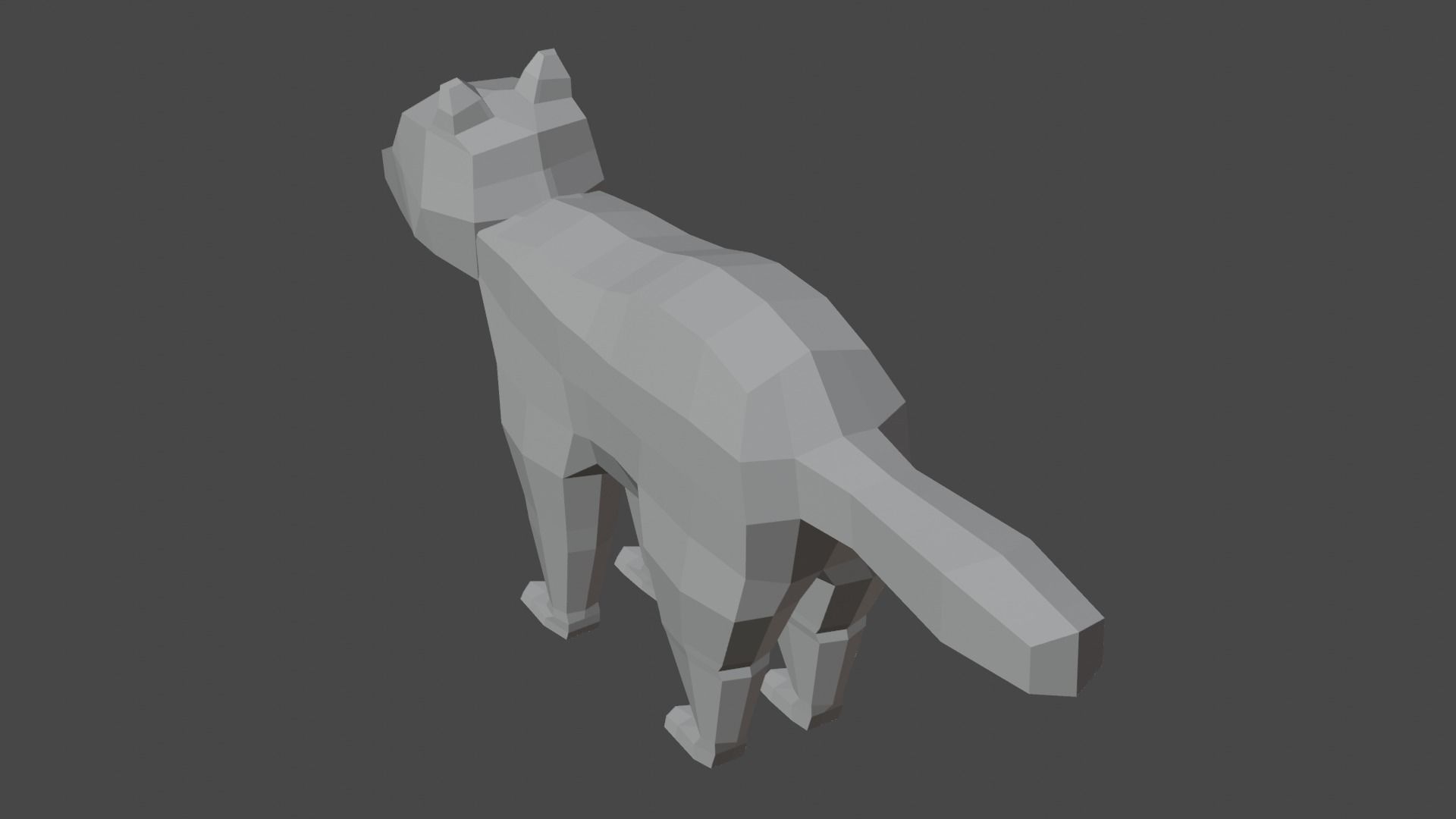 Raccon Low Poly Rigged Free low-poly 3D model_7