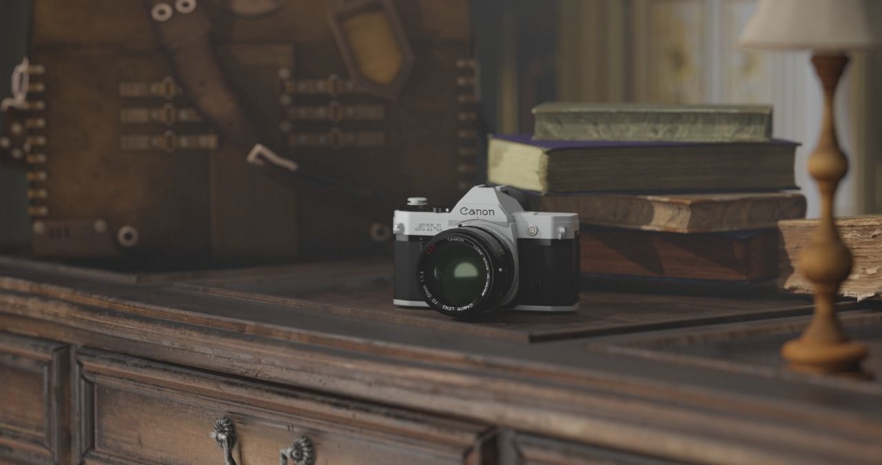 Interior Game design Assests Low-poly 3D model_2