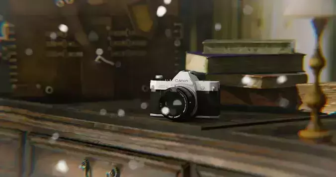 Interior Game design Assests Low-poly 3D model