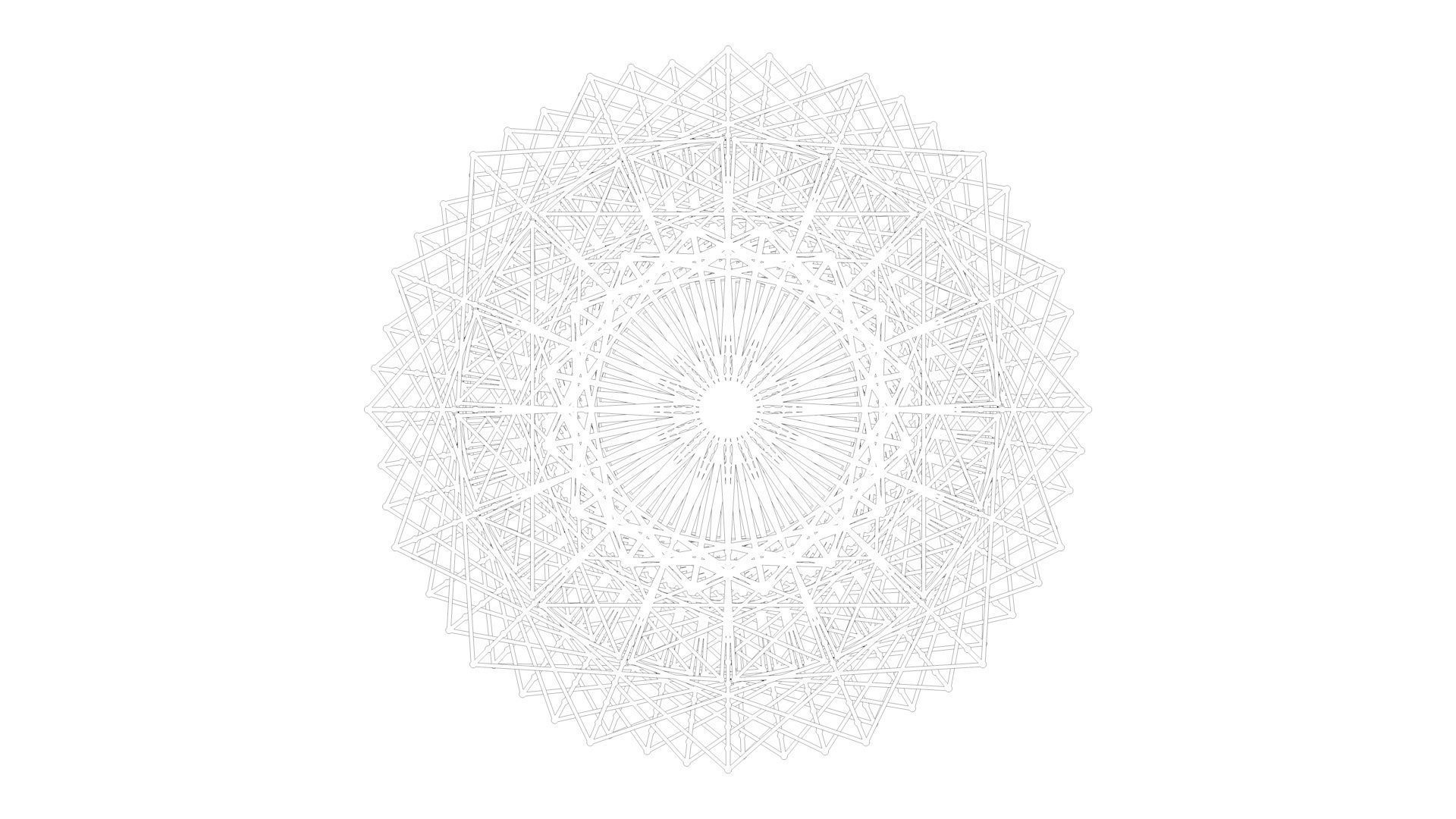 Abstract star 3D model_2