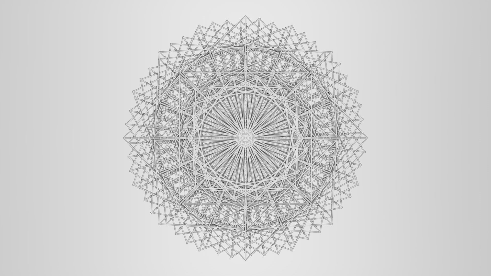 Abstract star 3D model_4