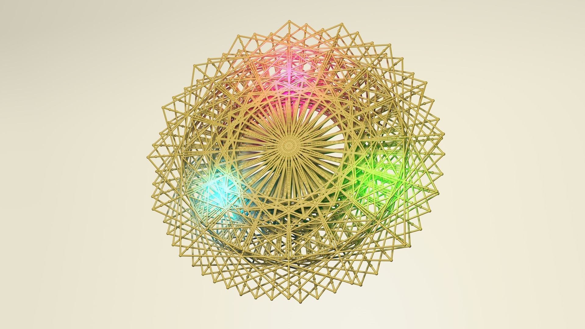 Abstract star 3D model_5