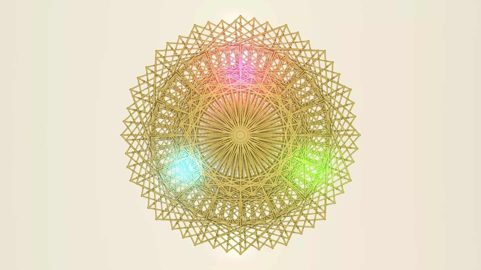 Abstract star 3D model_0