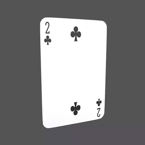 Poker Cards Clubs 2 V1 001