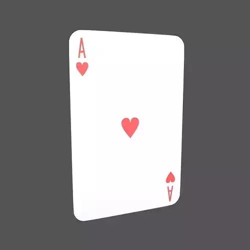 Poker Cards Heart A V1 001