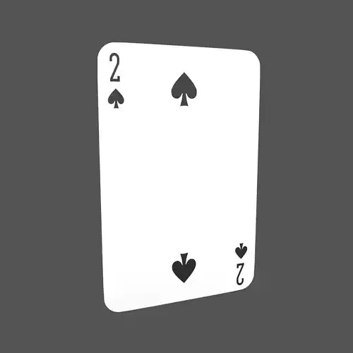 Poker Cards Spades 2 V1 001