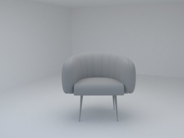 modern sofa 3D model_1