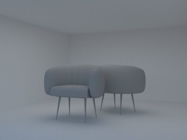 modern sofa 3D model_3