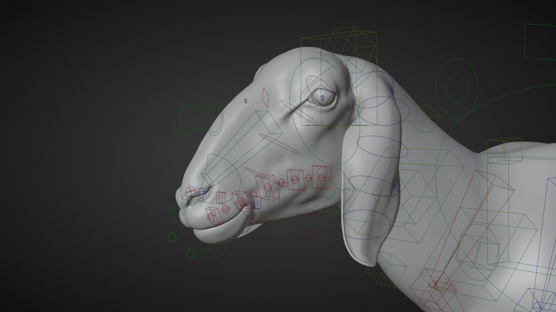 Assaf Sheep Pack Animated  VFX Grace 3D model_15
