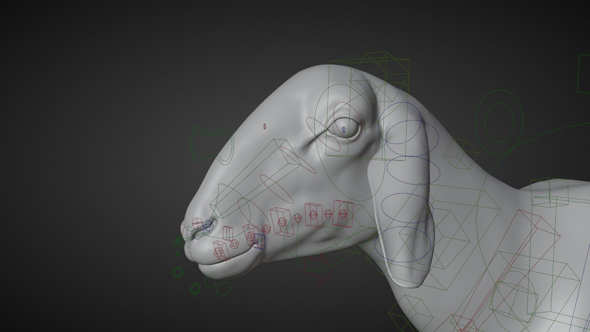 Assaf Sheep Pack Animated  VFX Grace 3D model_32