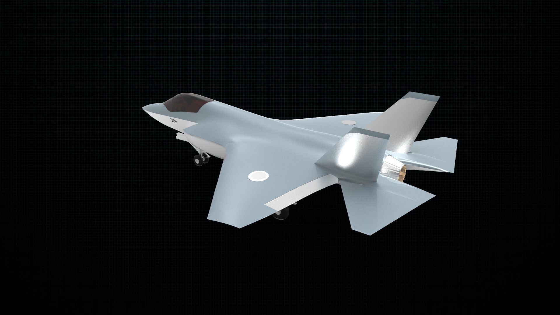 Lockheed Martin F-35 Lightning II 3D model_1