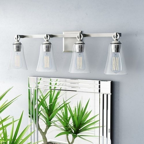 Lecompton 4 - Light Dimmable Vanity Light - 3 Colour Free 3D model