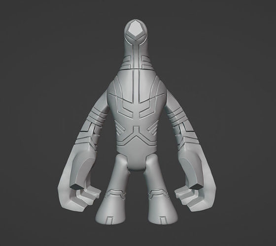 Ben 10 Upgrade 3D Model Statue Free 3D print model