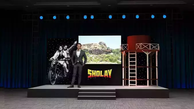  Sholay theme stage 